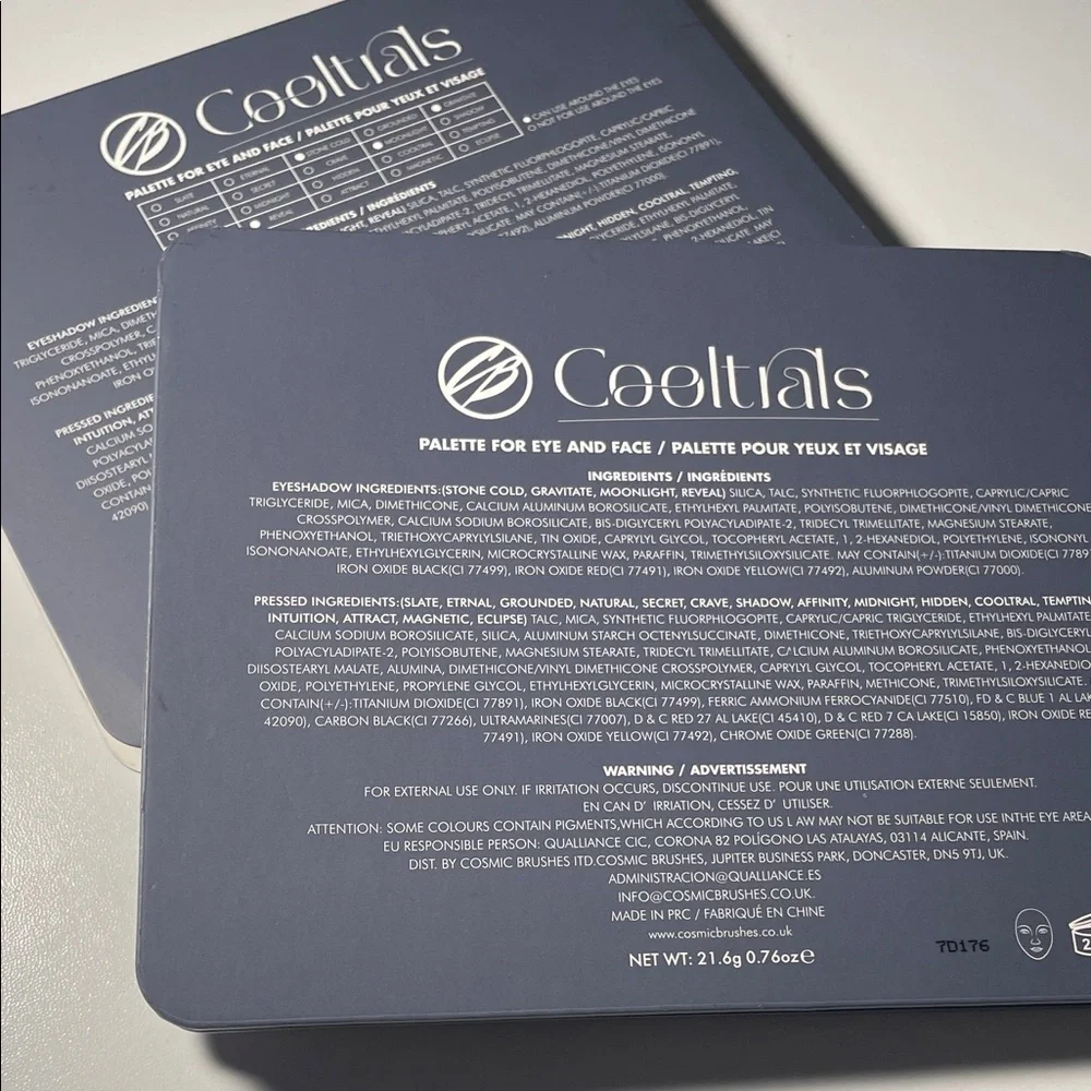 Cosmic brushes cooltrals eyeshadow palette - Picture 8 of 8